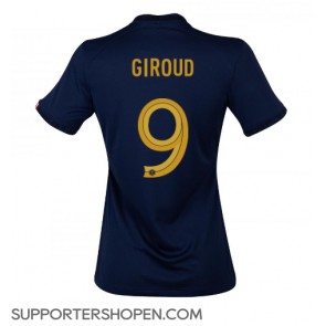 Frankrike Olivier Giroud #9 Hemma Matchtröja Dam VM 2022 Kortärmad